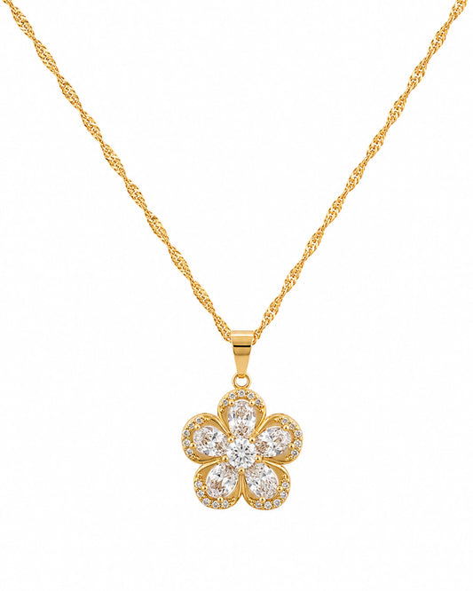 Collar Flor de Crystal