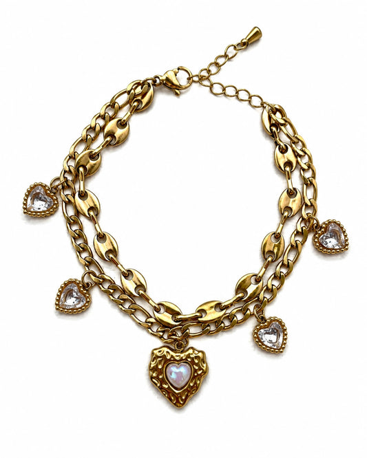 Pulsera Heart Charm
